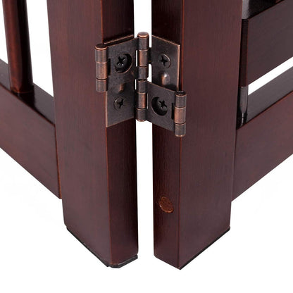 Plegable de Madera para Perros - Barrera de Seguridad de 4 Piezas (203 x 76 x 1.8 cm)